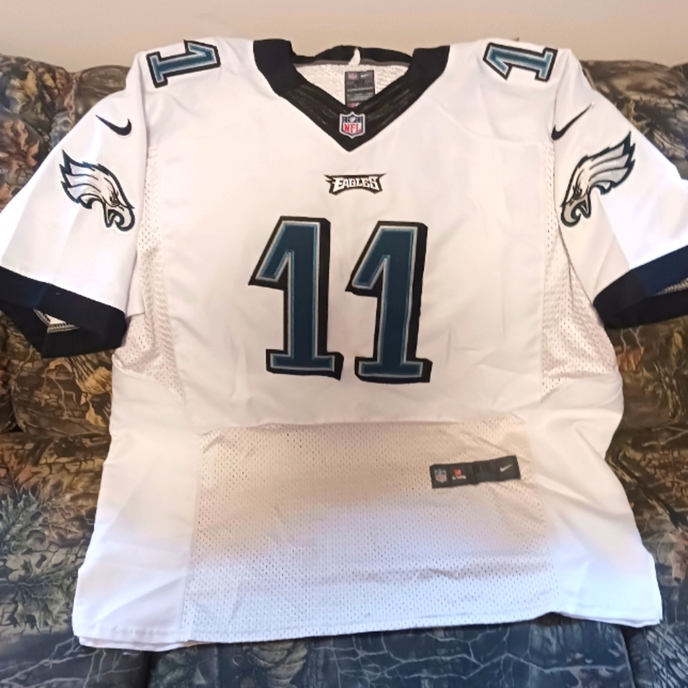 Authentic Nike Eagles #11 Wentz Jersey